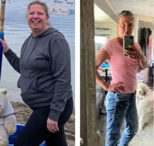 The before and after photos of a patient who tried one of our weight loss programs in Coeur d’Alene.